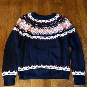 NWT J Crew Factory Fair Isle Sweater in Women’s small